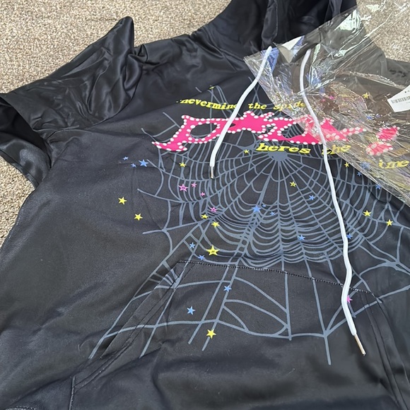 Spider Hoodie Pink Large - Picture 5 of 5